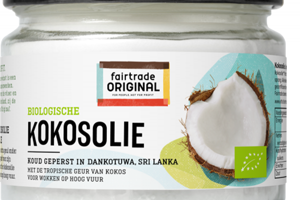 Fair Trade Original Kokosolie, bio, 300ml Olie & azijn Webshop