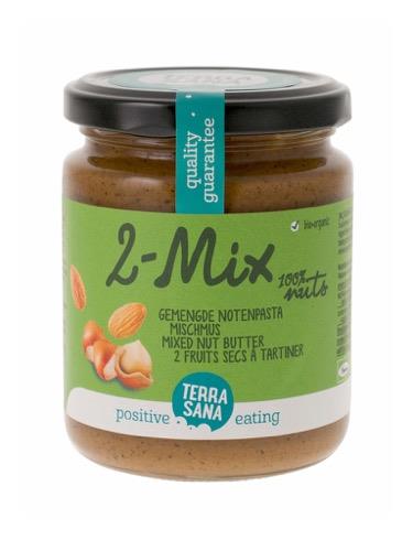 Terrasana 2 Mix, hazelnoot-amandelpasta bio 250g voeding  - CoopSaam Essen