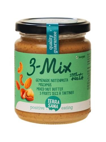 Terrasana 3 Mix gemengde notenpasta zonder pinda's bio 250g voeding  - CoopSaam Essen
