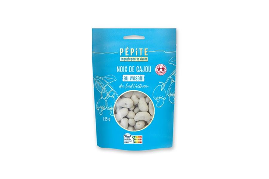 CASHEWNOTEN MET WASABI - 125 gr Noten, pitten, gedroogde of ingeblikte vruchten Webshop