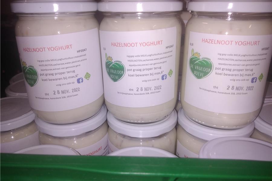 Yoghurt Hazelnoot Bewerkt Webshop