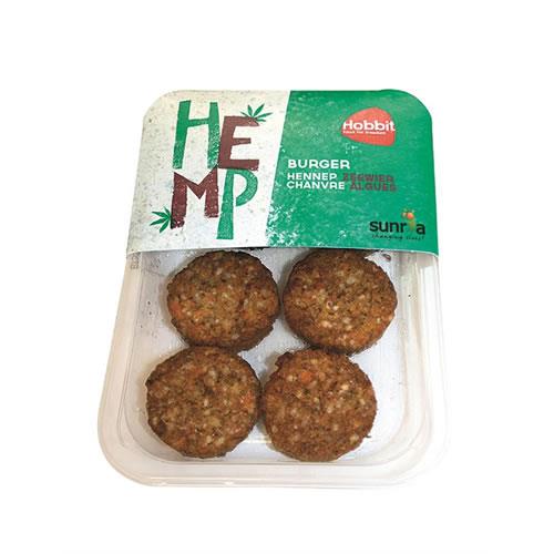 Hobbit Hennep zeewier burger bio 150g vleesvervangers  - CoopSaam Essen