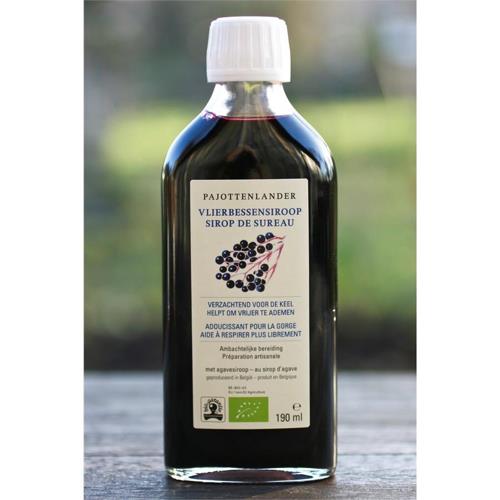 Pajottenlander Vlierbessensiroop bio 190ml Siroop Webshop