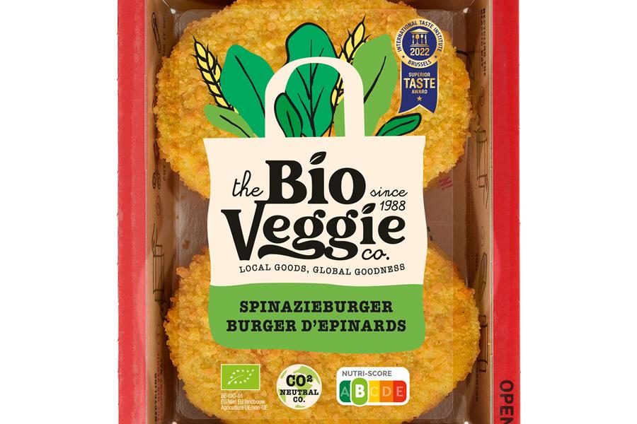 TBVC Spinazie burger bio 2x80g vleesvervangers  - CoopSaam Essen