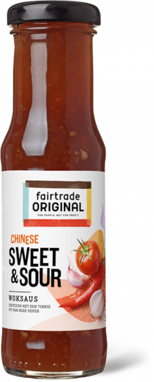 Fair Trade Original Woksaus Sweet & Sour 150ml Sauzen Webshop