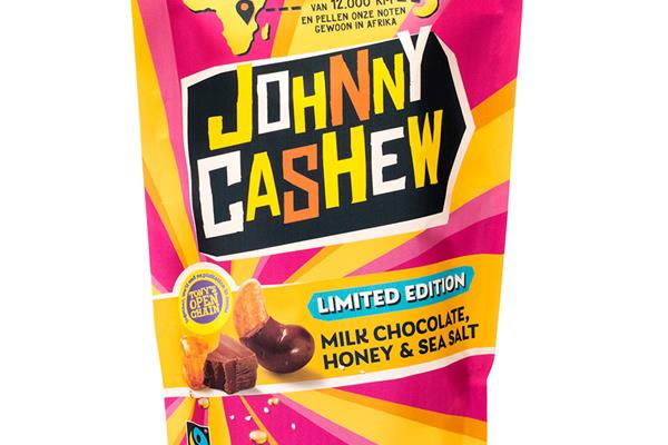 Johnny Cashew Choco Honing Zeezout 100gram Noten, pitten, gedroogde of ingeblikte vruchten Webshop