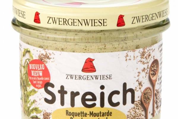 Zwergenwiese rucola mosterd spread bio 180g Spreads Webshop
