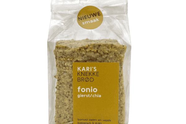 Fonio Chia Crackers Ontbijt Webshop