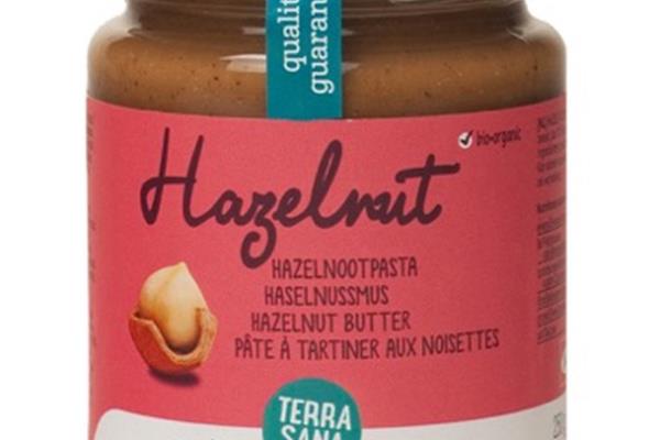 Terrasana Hazelnootpasta bio 250g Broodbeleg Webshop
