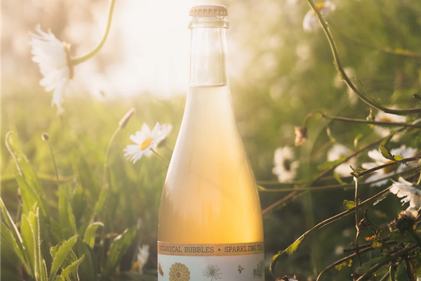 BOTANICAL BUBBELS sparkling tea Goudsbloem en Kamille Producten in de kijker Webshop