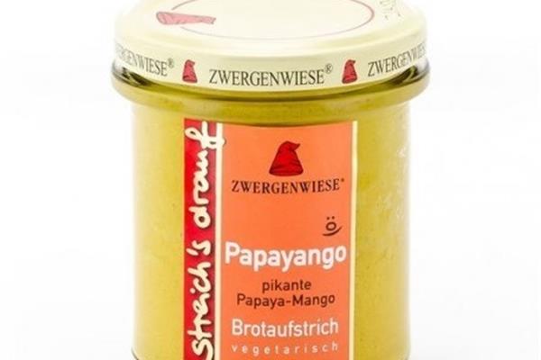 Zwergenwiese Papayango (papaya-mango) bio 160g Spreads Webshop