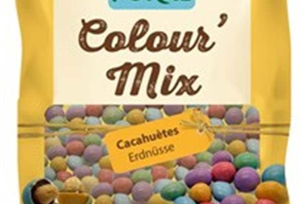 Pural Colour' mix pinda's bio 100g Snoepjes, koekjes en snacks Webshop