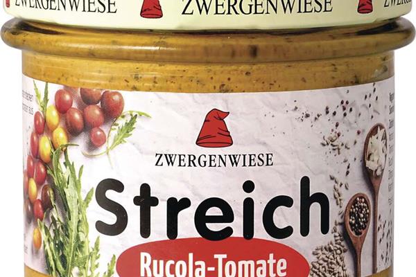 Zwergenwiese Rucola-tomaat spread bio 180g Spreads Webshop