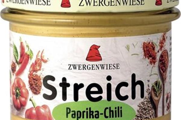 Zwergenwiese Paprika-chili spread bio 180g Spreads Webshop