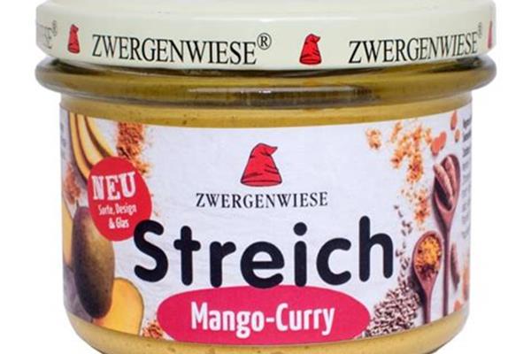 Zwergenwiese Mango curry spread bio 180g Spreads Webshop