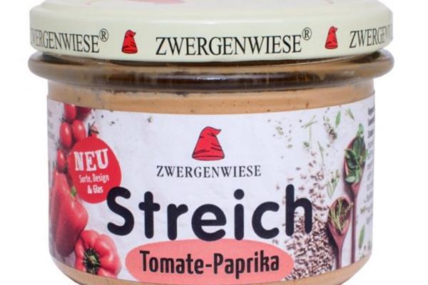 Zwergenwiese tomaat-paprika spread bio 180g Spreads Webshop