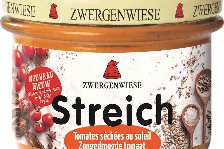 Zwergenwiese zongedroogde tomaten spread bio 180g Spreads Webshop