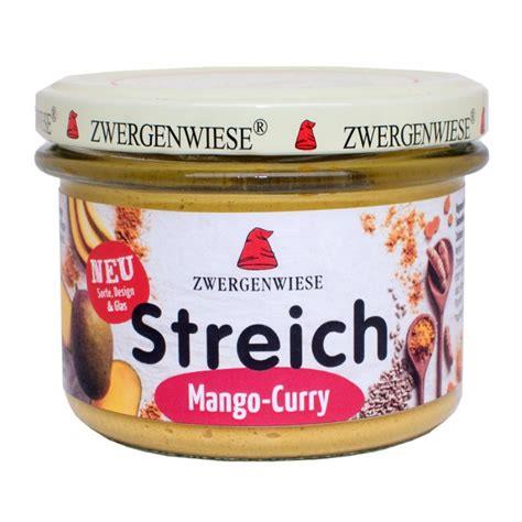 Zwergenwiese Mango curry spread bio 180g Spreads Webshop